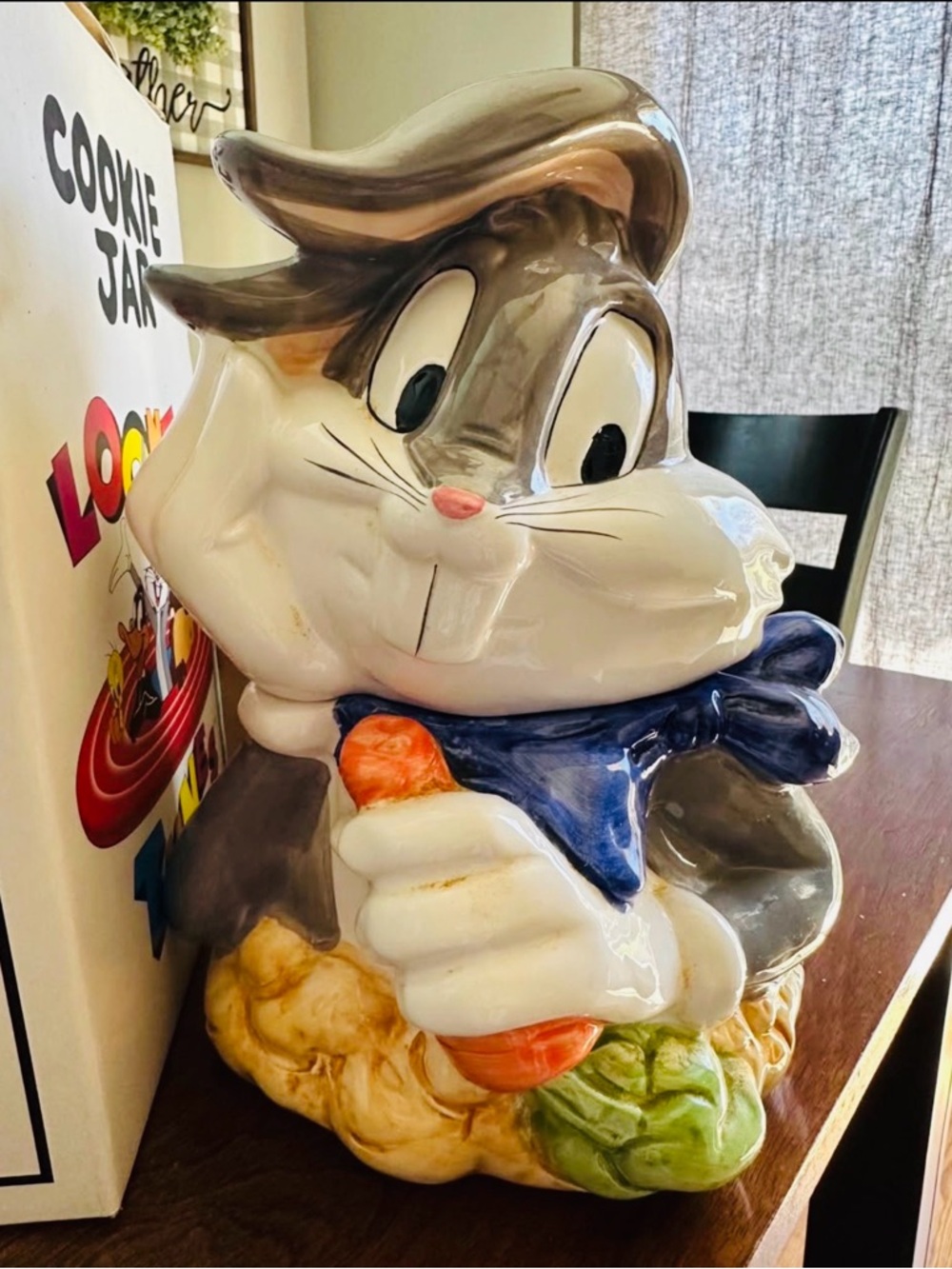 Bugs Bunny Cookie Jar Vintage New